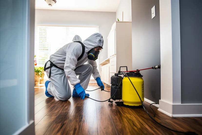Home pest control treatment